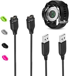 VFAN 2-Pack Charging Charger Cable Clip for Garmin Forerunner 935/Vivoactive 3/245/S60/Fenix 5 5S/ Smart Watch