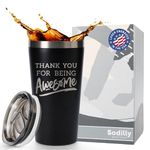 Thank You Gifts for Men - 16 oz Awesome Thank You Gift Tumbler, Appreciation Gifts for Women, Thank You Gifts for Coworkers, Thank You Gifts for Women, Thank You Gifts Bulk, Employee Thank You Gifts