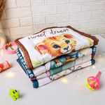 TILLYOU Newborn Soft Cotton Godadi Pack of 4 | Baby gaddi | Baby Crib Sheet | Baby mat | Godari |Bedding Set| Baby Matress | Baby Bed (Pack of 4)