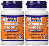 NOW Foods Vitamin D3 5000 Iu, 240-s