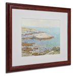 Trademark Fine Art Isles of Shoals 1899 by Childe Hassam with Wood Frame Artwork, 16 by 20-Inch