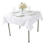 Cupuamon Square Tablecloth (White, 70x70)