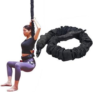 PRIOR FITNESS Single Bungee Fitness Resistance Rope, Aerial Dance Single Resistance Band Anti-Gravity Fitness Training Band - without Accessories - Professional Equipment for Home Fitness Exercise (L)