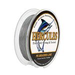 Hercules Super Strong 100M 109 Yards Braided Fishing Line 6 LB Test for Saltwater Freshwater PE Braid Fish Lines 4 Strands - Grey, 6LB (2.7KG), 0.08MM