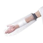 WECIYGG Waterproof Adult Short Arm Cast Cover for Shower Bath, Reusable Cast and Bandage Protector, Watertight Protection for Broken Arm (Grey)