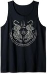 Sak Yant Thai Tattoo Twin Tiger Muay Magical Thailand Gift Tank Top