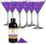 Lux Life Edible Glitter for Drinks – 100% Natural Ingredients, Made in USA – Food Grade Brew Drink Glitter for Wine, Cocktails, Champagne, and Beverages – Gluten Free & Vegan (28g, Purple)