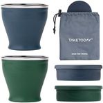 TakeToday 2PCS Collapsible Travel C