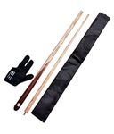 Laxmi Ganesh Billiard Combo of Snooker and Pool Cue Stick Tip Size 9mm with Cue Cover