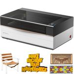 xTool P3 80W Flagship CO2 Laser Cutter with Intelligent Automation, 1200mm/s High Speed, 36"x18'' Large Format CO2 Laser Engraver with ACS Auto-Focus System, Dual HD Camera Precision for Wood Acrylic