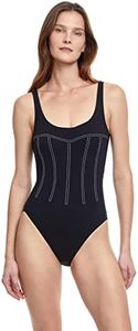 Gottex Splendid Combinaison avec col Rond Maillot de Bain Une pièce, Noir, 40 Femme