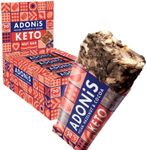 Adonis Pecan, Hazelnut & Cocoa Keto Bars (16x35g) | Vegan/Keto-Friendly | 100% Natural Keto Snacks | Gluten Free/Sugar Free/Palm Oil Free | Low Sugar, Low Calorie & Low Carb | Ideal for a Keto Diet
