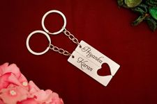 Lux Accessories Personalized Necklaces Friend Key Rings