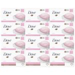 Dove Pink Moisturising Beauty Cream Bar 3 in 1 Cleanses, Moisturises and Nourishes Soap for Soft, Smooth Skin Vegan, Crealty Freee and Dermatologically Tested Beauty Soap 2x90g, 12 Pk