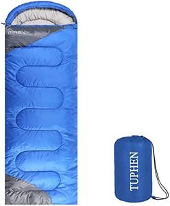 tuphen- Sleeping Bags for Adults Kids Boys Girls Backpacking Hiking Camping Microfiber Liner, Cold Warm Weather 4 Seasons Winter, Fall, Spring, Summer, Indoor Outdoor Use, Lightweight & Waterproof