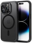 ESR for iPhone 14 Pro Case, Compatible with MagSafe, Scratch-Resistant, Thin and Slim, Classic Shockproof Military-Grade Protection, TPU, Magnetic Back Cover, Frosted Black