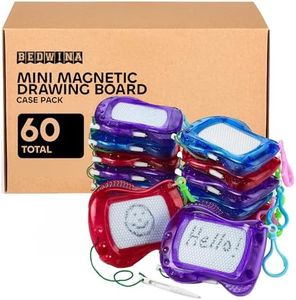 Mini Magnetic Drawing Boards (60-Pack) Bulk Party Favors for Kids
