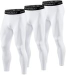 HYCOPROT 3 Pack Men's Compression Pants Athletic Tight,Leggings Base Layer Bottoms for Running Workout Sports Yoga Basketball