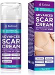 Scar Cream - Advanced Silicone Scar Gel for C-Section, Stretch Marks, Acne, Surgery, Effective for both Old and New Scars- Advanced Post Surgery Supplies - Try Surgical Silicone Scar Sheets - 1.7 oz