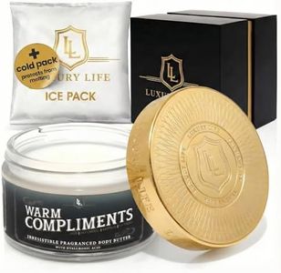 LUXURY LIFE BUTTER - 40% Extrait de Parfum Fragranced Body Butter with Hyaluronic Acid for Ultimate Moisture - Luxurious Room-Filling Natural Fragrances - Non-Greasy, USA Made, Warm Compliments, 5 oz