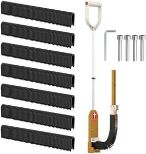 PEX Foamboard Stapler Kit with 1100 Staples, Stand Up PEX Staple Gun for Radiant Floor Heating, 1-1/2" Jam-Free Foamboard Staples Compatible with 1" & 2" Foam Board, Ergonomic D-Grip Handle