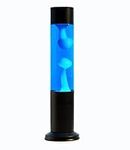 Nova Lamp Blue Liquid White Wax 15"