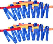 TecUnite 2 Packs Short Walking Rope with 12 Handles for Preschool Children Toddlers Daycare Schools Teachers