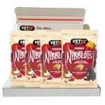 VETIQ Berries Nibblots for Small Animals, Tasty Treats Made with Added Vitamins & a Soft Creamy, Centre Beneficial for Skin & Coat, 30 g (Pack of 4)