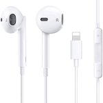 Wired Earbuds Headphones for iPhone, Hi-Res Extra Bass Earphones, HiFi-Audio Stereo Noise Isolating with Mic+Volume Control Compatible with iPhone 14 Pro Max/13/12 Mini/11/X/XS Max/XR/8/7/ Plus