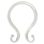 Kenney Double Shower Curtain Hooks, Set of 12