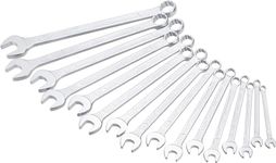 HAZET 600SPC/16 12-Point Traction Profile Polished Head Combination Wrench Set - Chrome-Plated