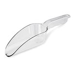 New Star Foodservice 538260 Polycarbonate Plastic Utility Ice Scoop (Clear | 12 oz)
