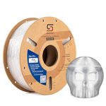 Siraya Tech Flex TPU Filament - 85A Shore, ISO 10993, High Flexibility & Toughness, High Flow & Speed, Easy to Print, Moisture-Resistant Aluminum Bag - Ideal for Footwear, Protective Gear (Clear, 1kg)