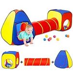 Kids Play Tent with Ball Pit+Crawl 