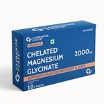 Carbamide Forte Chelated Magnesium Glycinate 2000mg Per Serving Supplement - 10 Veg Tablets