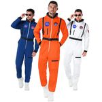 Morph Costumes Orange Astronaut Costume Adult Space Suit Costume For Men Women Space Man Costume Medium