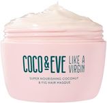 Coco & Eve Like a Virgin Hair Masque - Coconut & Fig Hair Mask for Dry Damaged hair with Shea Butter & Argan Oil for Hair Repair & Hydration | Deep Conditioning Mask Hair Treatment (212 ml)