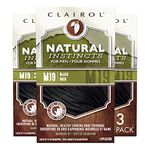 Clairol Natural Instincts Hair Color For Men M19 Black 1 Kit (Pack of 3)