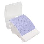 Dental Bur Block 142 Holes Bur Box Bur Holder, Dental Bur Organizer Plastic with Cover Case for Needle, Bur, File