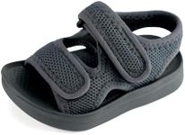 MK MATT KEELY Unisex Kids Summer Slide Sandals Baby Comfort Anti-Slip Open Toe Adjustable Walking Beach Shower Shoes for Boys Girls