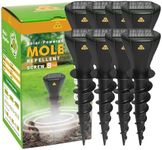 Solar Powered Mole Repellent Stakes