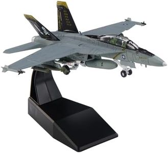 Eairsoky 1:100 Scale F-18 Super Hornet Metal Fighter Jet Model Jolly Roger Military Die-cast Aircraft Models for Collection or Gift