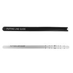 Putter Ruler, Portable Putter Straight Ruler Aluminum Practice Putting Alignment Rail for Putting GreenGolf