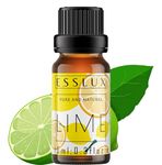 Esslux Lime Essential Oil | 100% Natural Oil for Skin & Hair | Therapeutic Grade Lime Oil for Diffuser, Candles & Soap Making | Promotes Clearer Skin, Uplifted Moods & Sharper Focus (15ml)