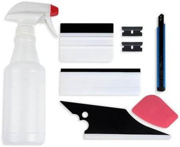 True Line Automotive Window Tint Kit for Cars - 8-Piece Vinyl Wrap Kit - Vinyl Wrap Tool Kit with Window Tint Squeegee, Window Tint Tools for Installing Decals, Solar Film, Wrap Film