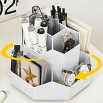 TOWINGO Desk Organizer and Accessories, Pen Holder for Desktop Storage with 9 Compartments, Plastic Makeup Organizer, Desk Organization for School, Home, Office Supplies