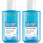 L'Oreal Paris Skin Care Clean Artiste Oil Free Eye Makeup Remover, 2 Count