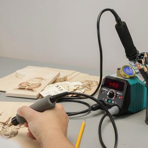 YIHUA 939D-VI Dual Pen Wood Burning Kit – Adjustable Pyrography Tool