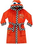 Disney Boys Robe Cars Lightning McQueen Red 3T