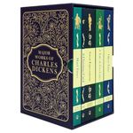 Major Works of Charles Dickens 5 Books Deluxe Hardback Set - A Christmas Carol, Oliver Twist, Great Expectations, A Tale of Two Cities, Hard Times